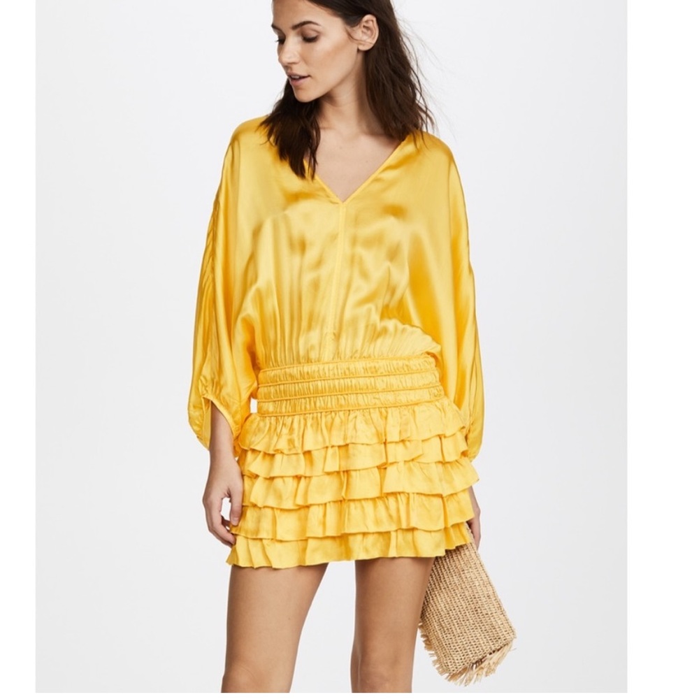 Saylor Tasha Mini Dress in Yellow